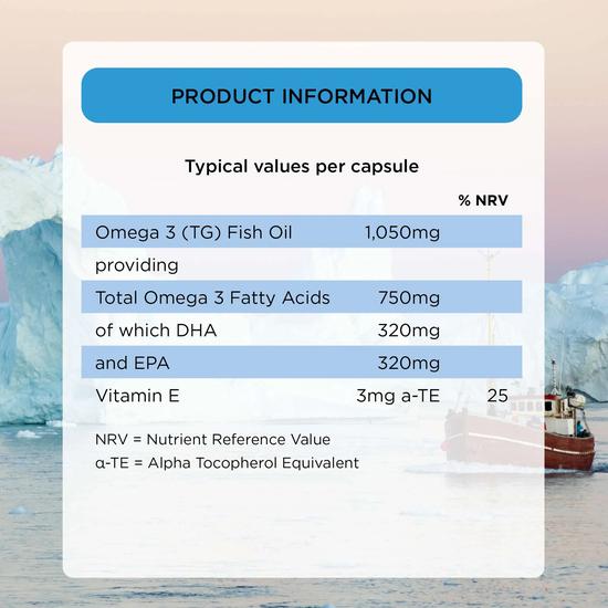 Healthspan Opti-Omega 3 Capsules 60 Capsules