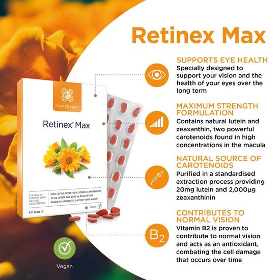 Healthspan Retinex Max Tablets 60 Tablets