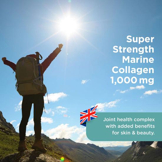 Healthspan Super Strength Marine Collagen Complex 60 Tablets