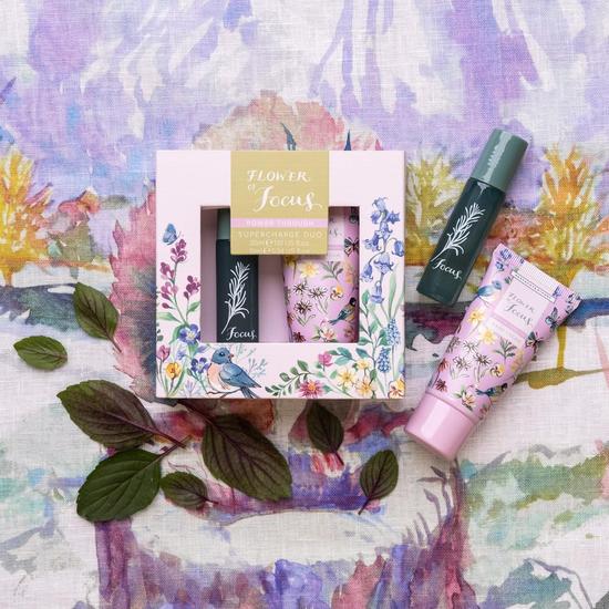 Heathcote & Ivory Flower Of Focus Supercharge Duo 30ml Hand Cream & 10ml Perfume Gel