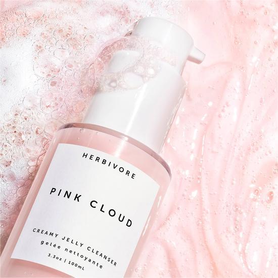 Herbivore Pink Cloud Rosewater + Squalane Makeup Removing Face Wash 100ml