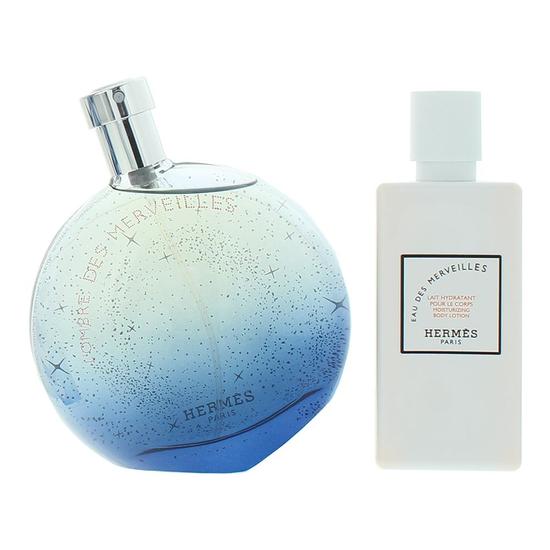 Hermès L'ombre Des Merveilles Eau De Parfum 100ml + Body Lotion 80ml Gift Set