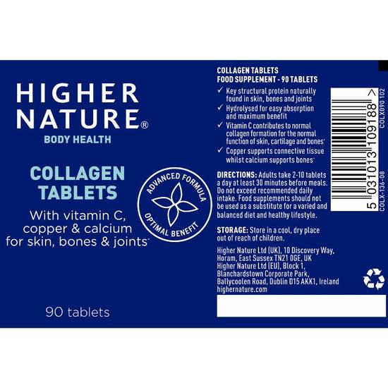 Higher Nature Collagen Tablets 90 Tablets