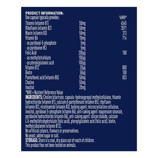 Higher Nature High Strength B Complex Capsules 90 Capsules