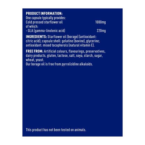 Higher Nature Starflower Oil Softgels 90 Softgels