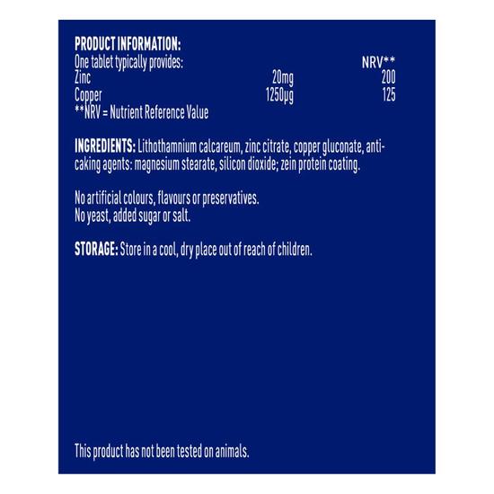 Higher Nature Zinc Vegetarian Tablets 90 Tablets