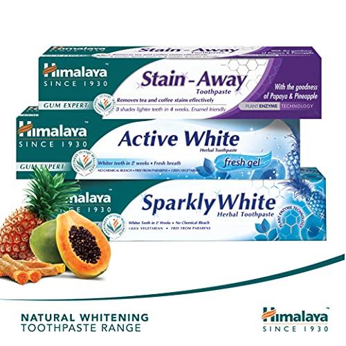 Himalaya Herbals Active White Fresh Gel Herbal Toothpaste 75ml