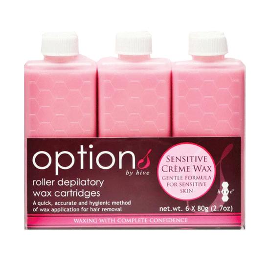 Hive Options Sensitive Cream Roller Depilatory Wax Cartridge 36 x 80 g