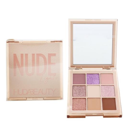 Huda Beauty NUDE Obsessions Eyeshadow Palette 9x Eyeshadow Light