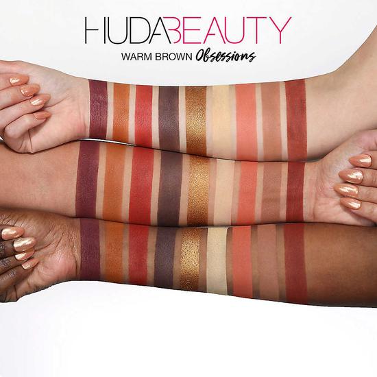 Huda Beauty Obsessions Eyeshadow Palette Warm Brown 10g