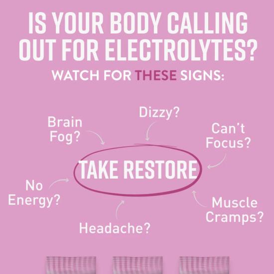 Hunter and Gather Restore Mixed Berries Electrolyte Sachets 30 Sachets
