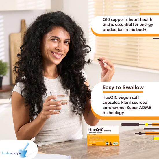Huxley Europe HuxQ10 100mg Vegan Soft Capsules 30