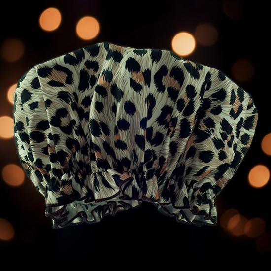 Hydréa London Eco Friendly Shower Cap Leopard