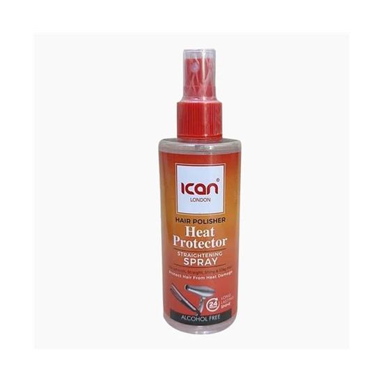 Ican London Hair Polisher Heat Protector Straightening Spray 207ml