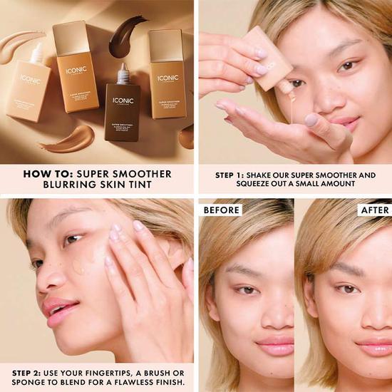 ICONIC London Super Smoothing Blurring Skin Tint Cool Fair