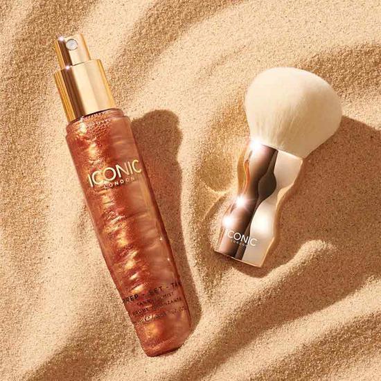 ICONIC London Tan & Buff Brush
