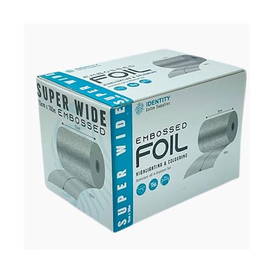 Identity Salon Supplies Embossed Highlighting & Colouring Super Wide Foil 15 cm X 100 m