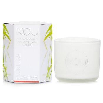 iKOU Eco-Luxury Aromacology Natural Wax Candle Glass Nurture 85g