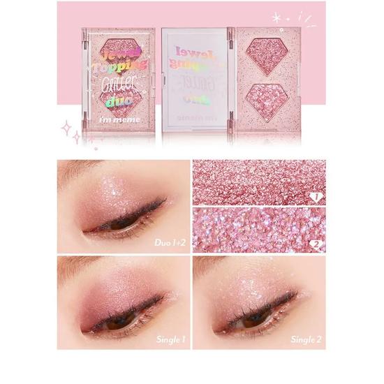 i'm meme Jewel Topping Glitter Duo 03 Pink Jewel