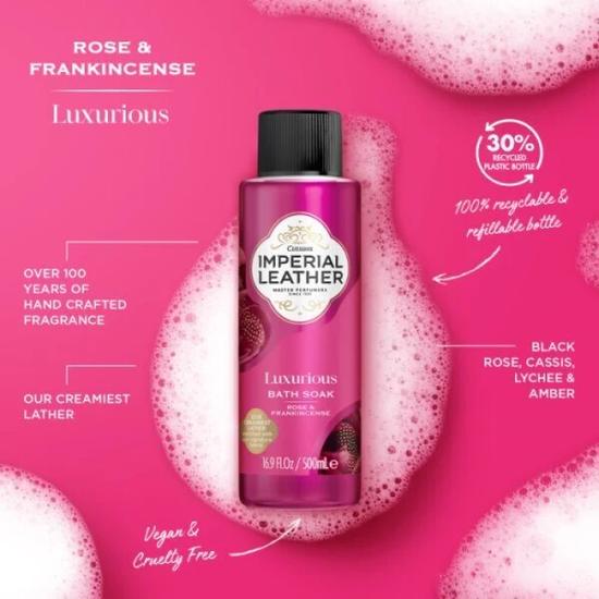 Imperial Leather Rose Frankincense Luxurious Bath Soak 850ml