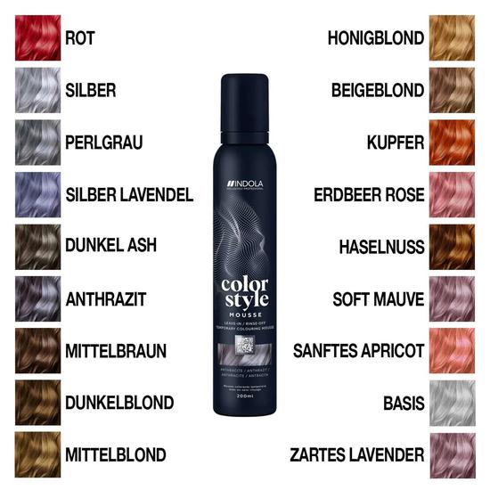 Indola Colour Style Temporary Colouring Mousse Copper