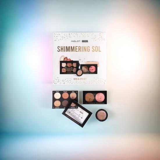 Inglot Cosmetics X Maura Shimmering Sol Skin & Eye Gift Set