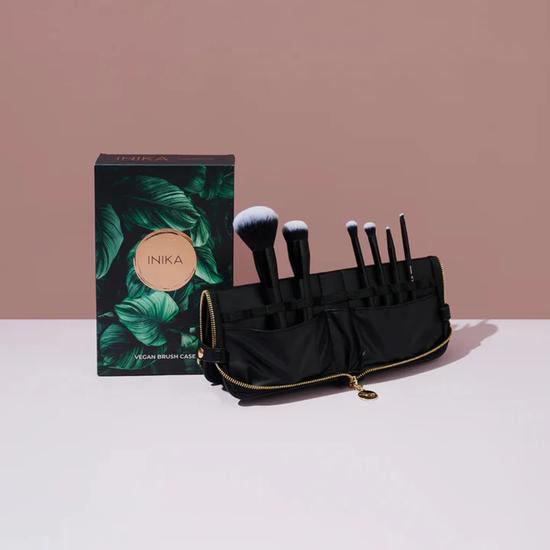 Inika Vegan Brush Set & Case