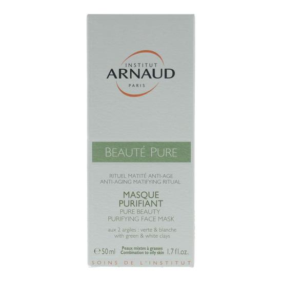 Institut Arnaud Pure Beauty Purifying Face Mask With Green & White Clays 50ml