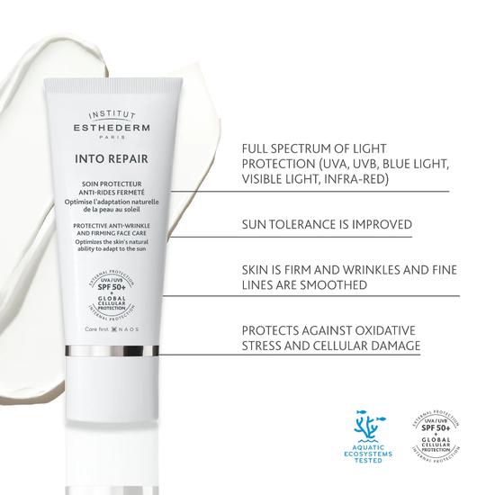 Institut Esthederm Into Repair Protective Anti Wrinkle Face Care SPF 50+ 50ml