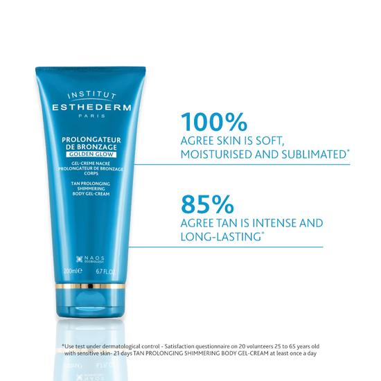 Institut Esthederm Tan Prolonging Aftersun Shimmering Body Gel Cream 200ml
