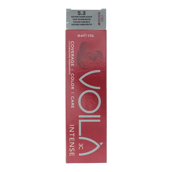 Intercosmo Voila 3c Hair Colour 5.3 Light Golden Brown 60ml