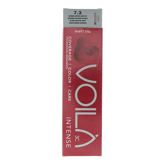 Intercosmo Voila 3c Hair Colour 7.3 Medium Golden Blonde 60ml