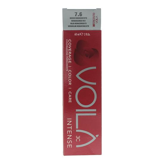 Intercosmo Voila 3c Hair Colour 7.6 Renaissance Red 60ml