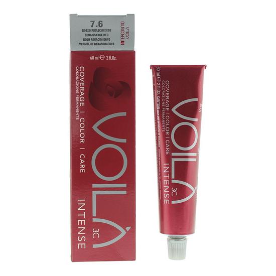 Intercosmo Voila 3c Hair Colour 7.6 Renaissance Red 60ml