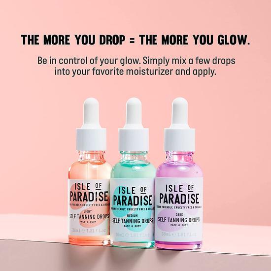 Isle of Paradise Self Tanning Drops Dark