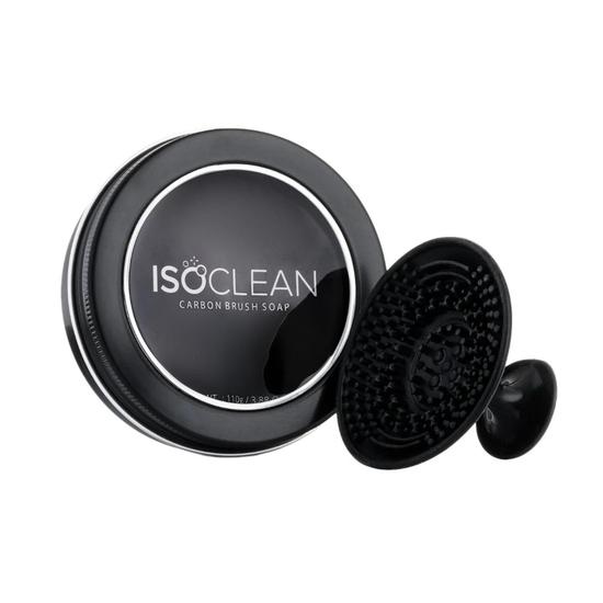 ISOCLEAN Carbon Makeup Brush Cleaning Soap & Large Micro Fibre Towel
