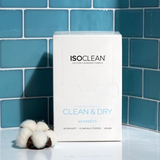 ISOCLEAN Cotton Cleansing Towels Pack of 25