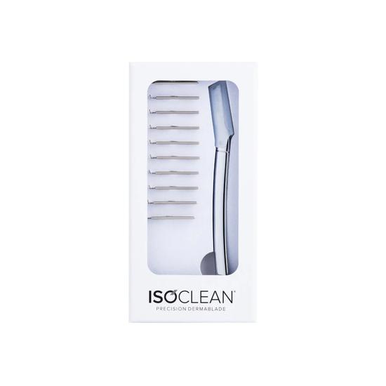 ISOCLEAN Facial Dermablade Razor Rose Gold 10 Replacement Blades