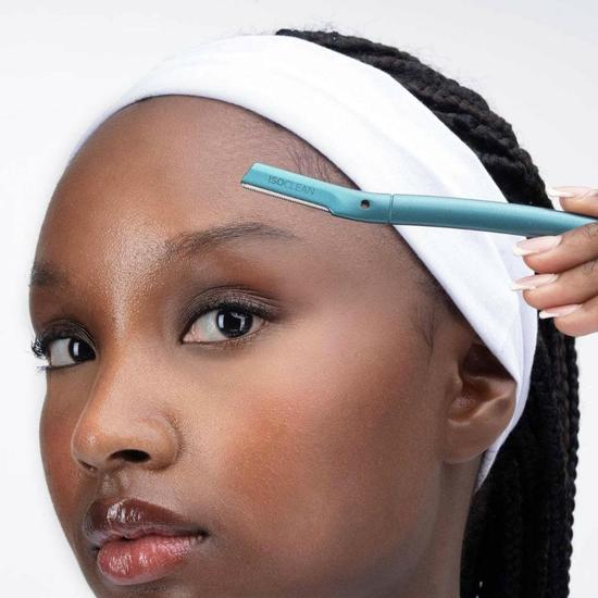 ISOCLEAN Facial Dermablade Razor Rose Gold 10 Replacement Blades