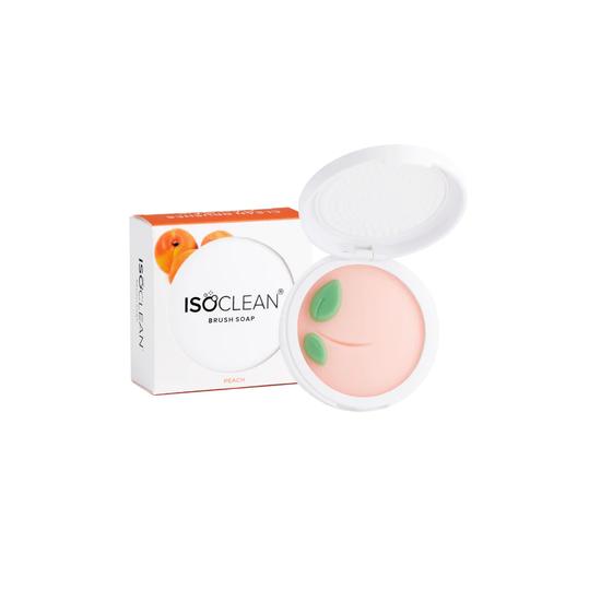 ISOCLEAN ISOCLEAN'S Scented Makeup Brush Soap Compact With Scrubbing Matte Blueberry