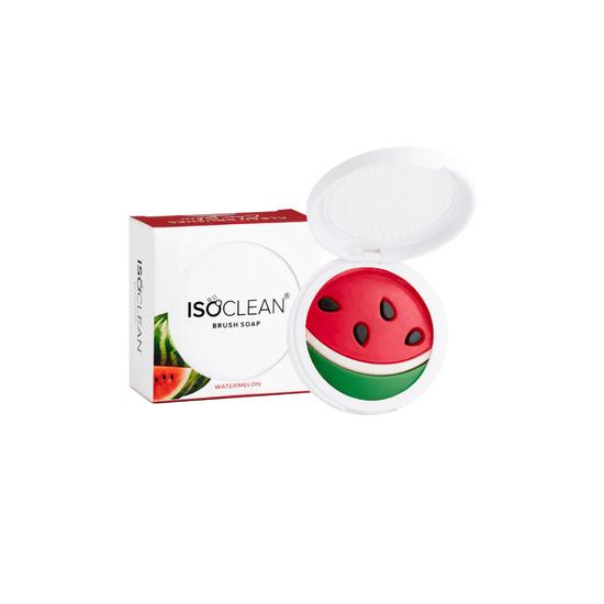 ISOCLEAN ISOCLEAN'S Scented Makeup Brush Soap Compact With Scrubbing Matte Blueberry