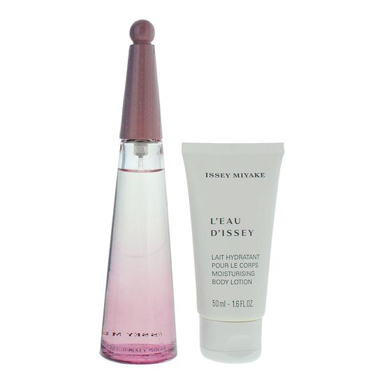 Issey Miyake L'Eau D'Issey Solar Violet Eau De Toilette Intense 50ml + Body Lotion 50ml Gift Set 50ml