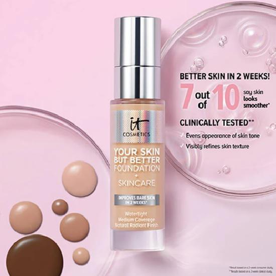 IT Cosmetics Your Skin But Better Foundation & Skin Care 32 Medium Warm