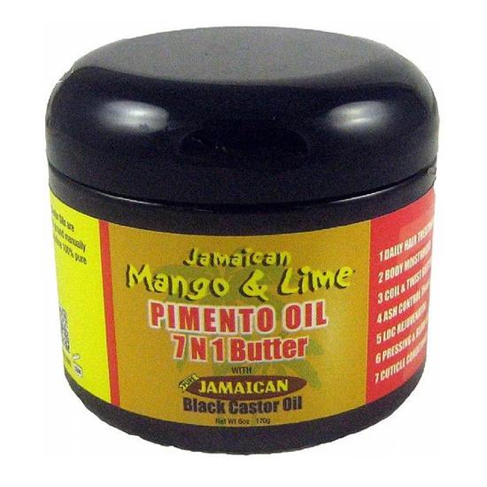 Jamaican Mango and Lime Black Castor Pimento Oil 7 In 1 Butter 170 g