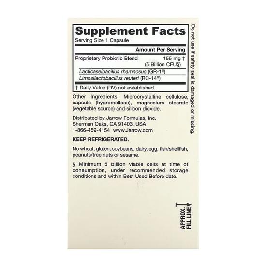 Jarrow Formulas Fem Dophilus 5bn CFU Capsules 60 Capsules