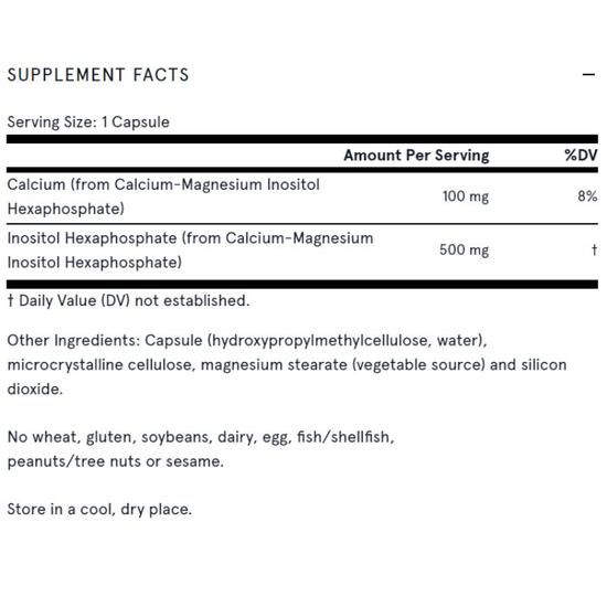 Jarrow Formulas IP6 Inositol Hexaphosphate Vegicaps 120 Vegicaps
