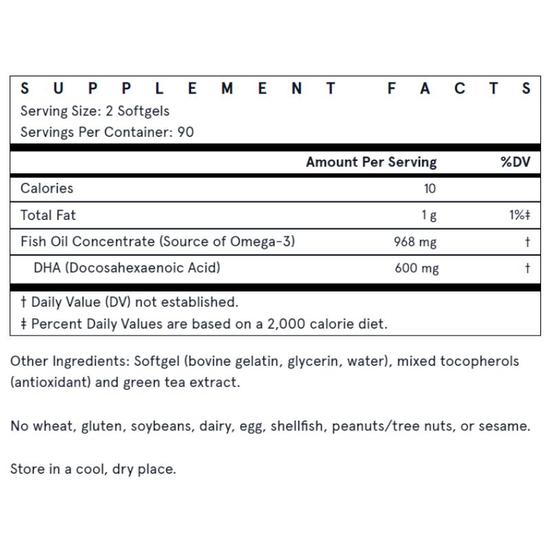 Jarrow Formulas Max DHA Softgels | Cosmetify