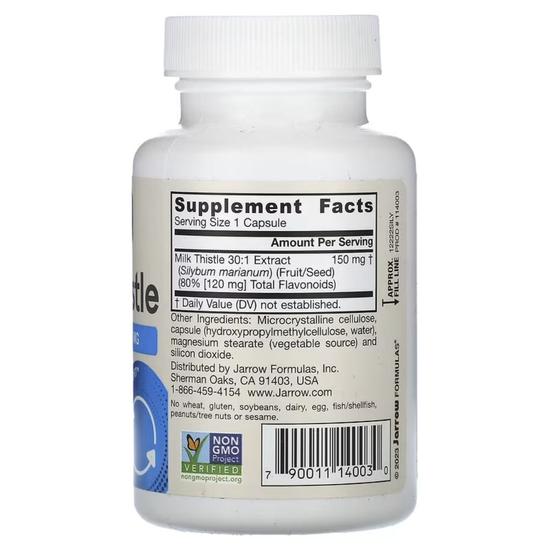 Jarrow Formulas Milk Thistle 150mg Vegicaps 200 Vegicaps