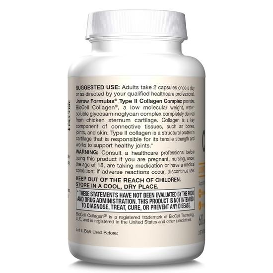 Jarrow Formulas Type II Collagen Complex Capsules 60 Capsules