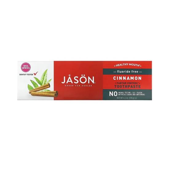 JASON Healthy Mouth Fluoride Free Cinnamon Toothpaste 119g